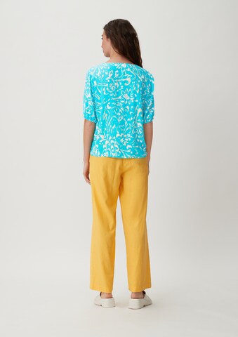 comma casual identity Blouse in Blauw: terug