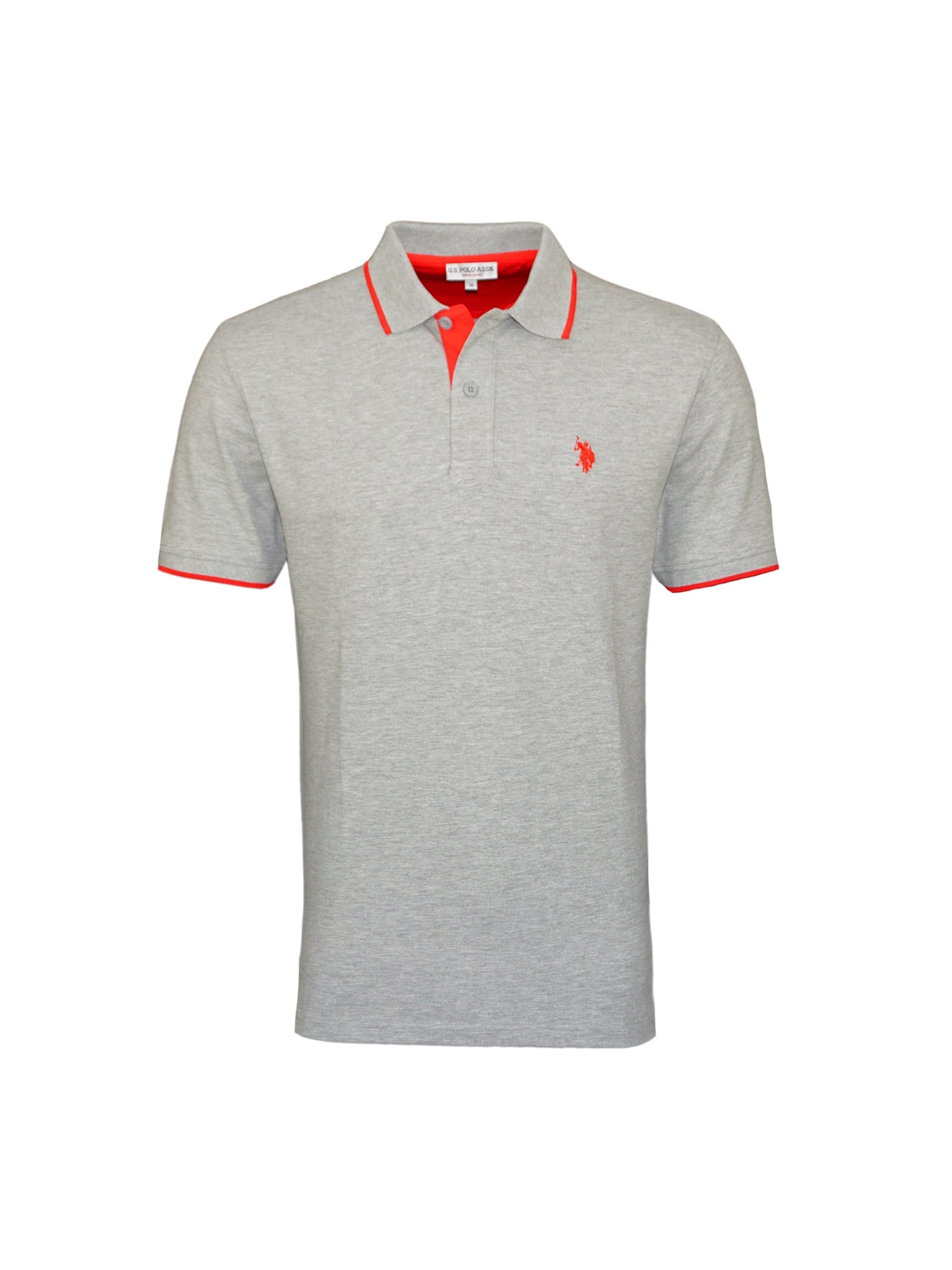 T-Shirt U.S. POLO ASSN. en gris : devant