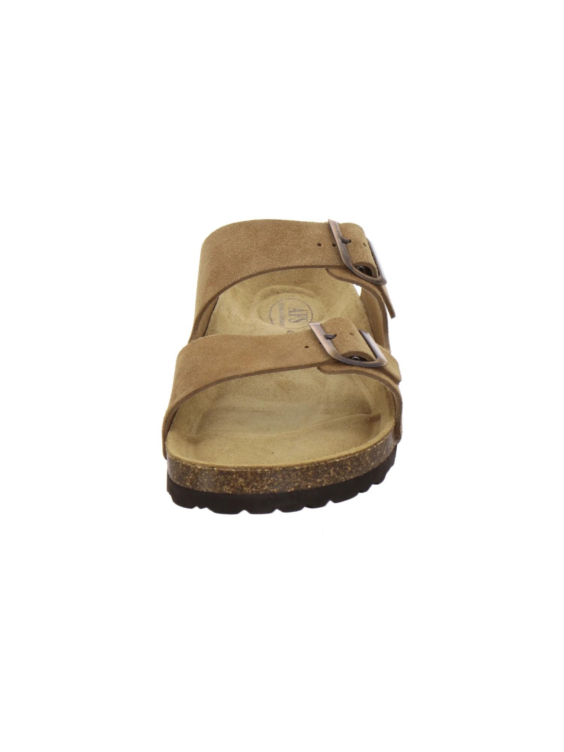 Mule 'Pantoletten Herren Zweischnaller cognac Veloursleder' AFS-Schuhe en marron