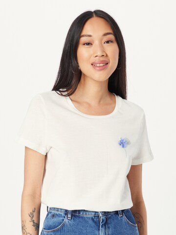 VERO MODA Tričko 'GROFRANCIS' – bílá: přední strana