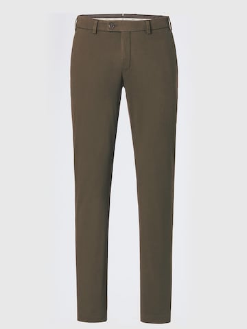 Hiltl Slimfit Chinohose 'Tilo I - Supima Satin'‌‌‌‌‌‌‌‌‌‌ in Grau: Vorderseite
