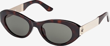 Occhiali da sole di GUESS in marrone: frontale