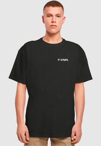 2Y Premium Shirt 'Thoughts' in Black: front