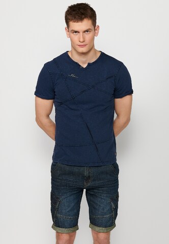 KOROSHI T-Shirt in Blau