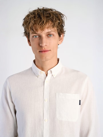 Lindbergh Regular fit Button Up Shirt in White