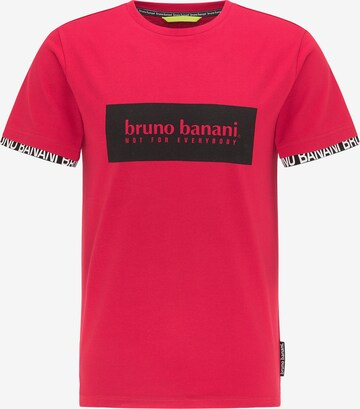 T-Shirt 'Cooper' BRUNO BANANI en rouge : devant