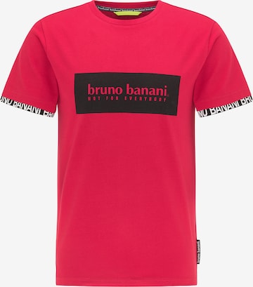 BRUNO BANANI Shirt 'Cooper' in Rood: voorkant