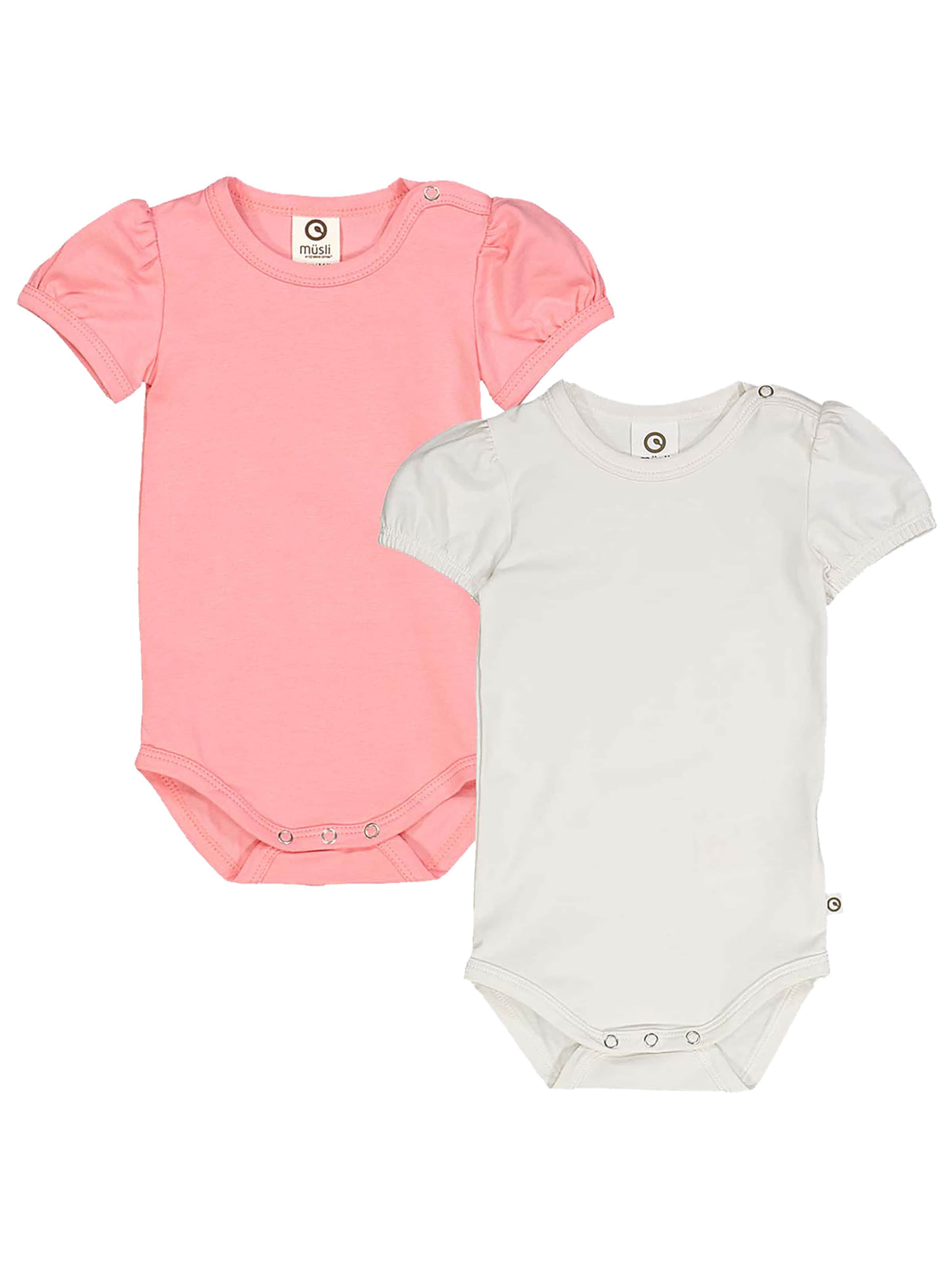 Müsli by GREEN COTTON - Macacão/Body em rosa: frente