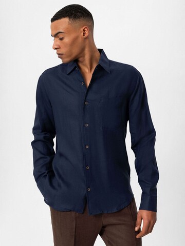 Coupe regular Chemise Antioch en bleu