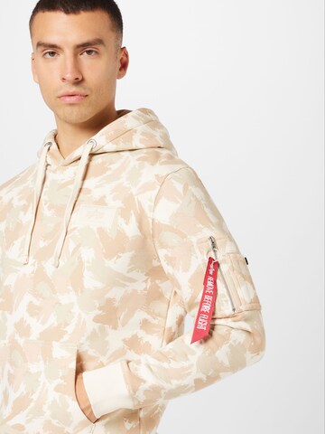 Felpa di ALPHA INDUSTRIES in bianco