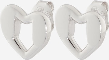 MICHAEL Michael Kors Kolczyki 'KORS LOVE' w kolorze srebrny: przód