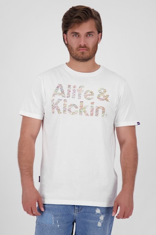 Alife and Kickin Shirt in White: front