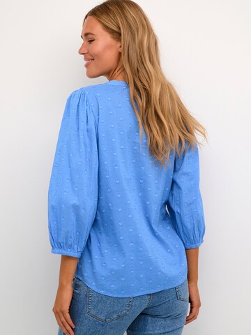 Kaffe - Blusa 'Jollia' em azul