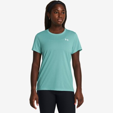 UNDER ARMOUR Performance Shirt 'Bubble' in Green: front