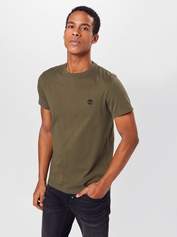 TIMBERLAND T-shirt i grön: framsida