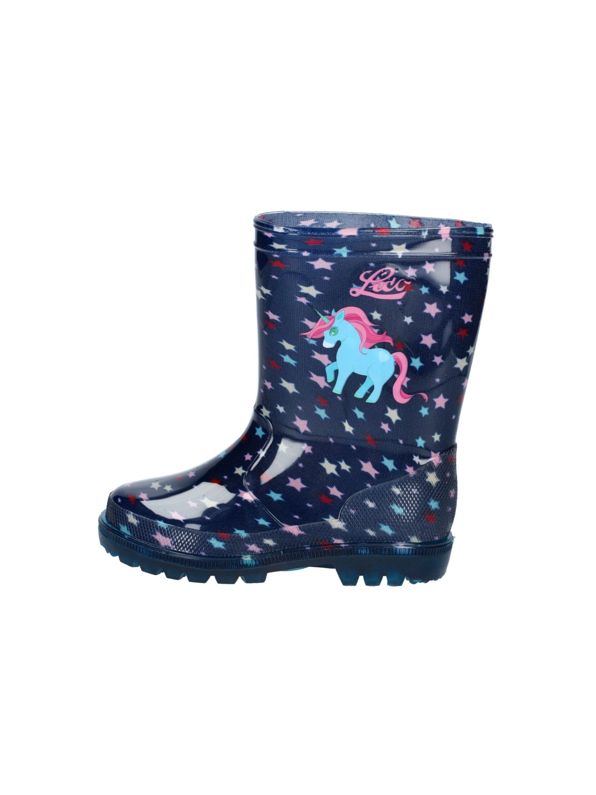 LICO Rubber Boots 'Stormy' in Blue