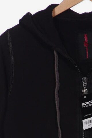 TOM TAILOR DENIM Sweatshirt & Zip-Up Hoodie in L in Black