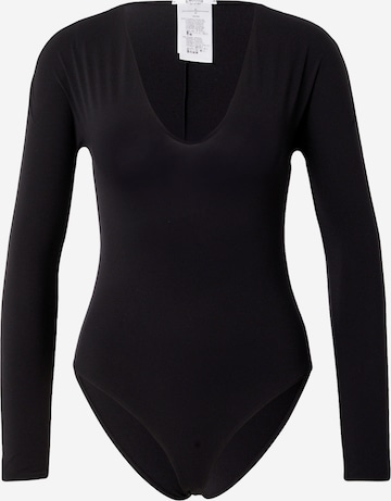 Body a maglietta di Wolford in nero: frontale