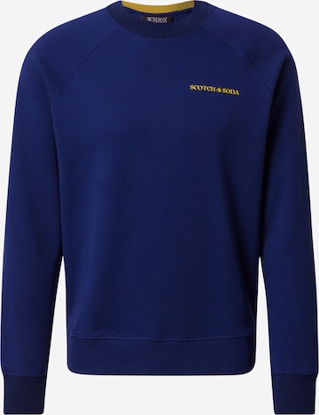 SCOTCH & SODA Sweatshirt in Blue: front
