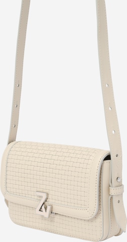 Zadig & Voltaire - Bolso de hombro en blanco: frente