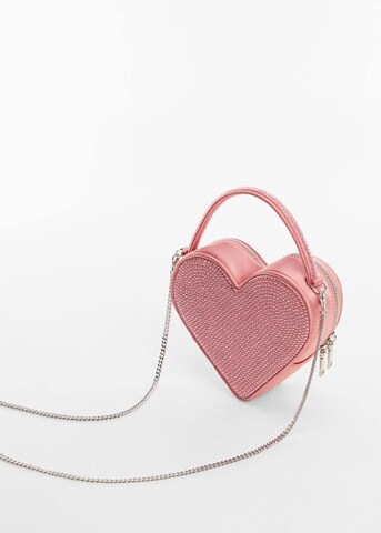 MANGO Handbag 'Hft Heart' in Pink