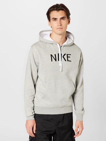 Nike Sportswear Sweatshirt in Grijs: voorkant