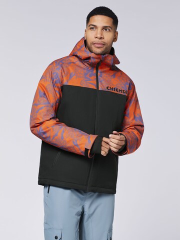 CHIEMSEE Athletic Jacket in Black: front