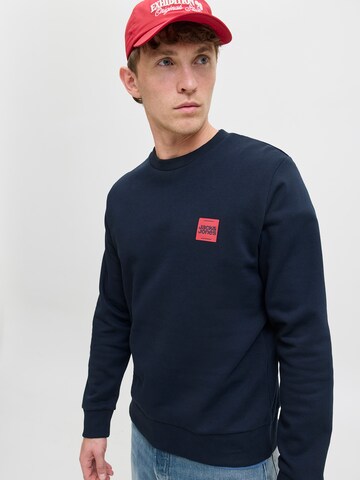 JACK & JONES Mikina 'JJBRANDY' - Modrá