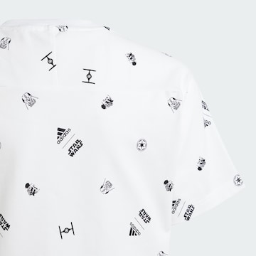 T-Shirt fonctionnel 'Adidas x Star Wars Z.N.E.' ADIDAS SPORTSWEAR en blanc