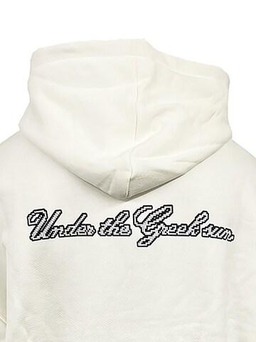 Pequs Sweatshirt 'UTGS'‌‌‌‌‌‌‌‌ in Weiß