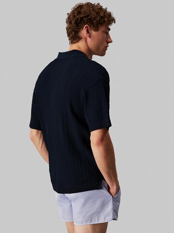 T-Shirt Calvin Klein Swimwear en bleu