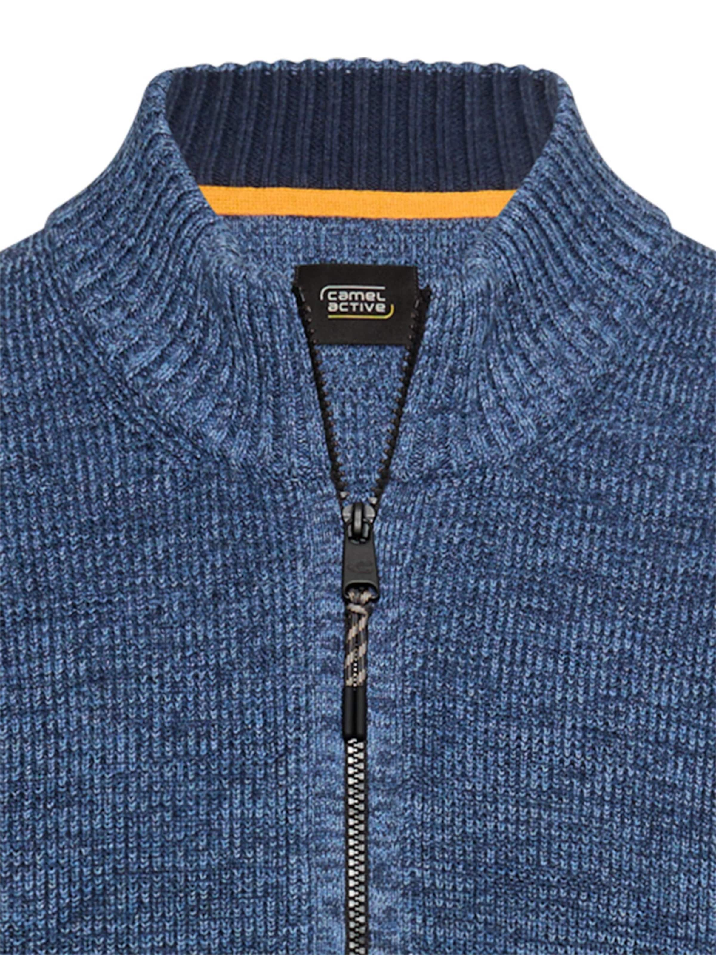CAMEL ACTIVE Knit Cardigan in Blue
