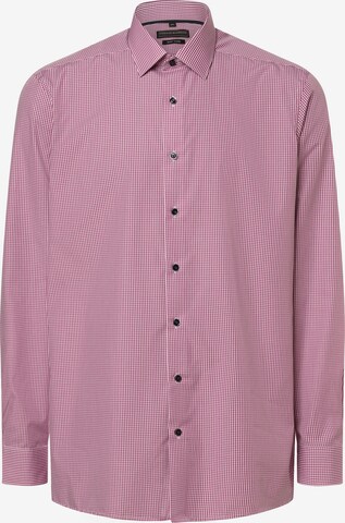 Finshley & Harding Regular fit Button Up Shirt in Pink: front