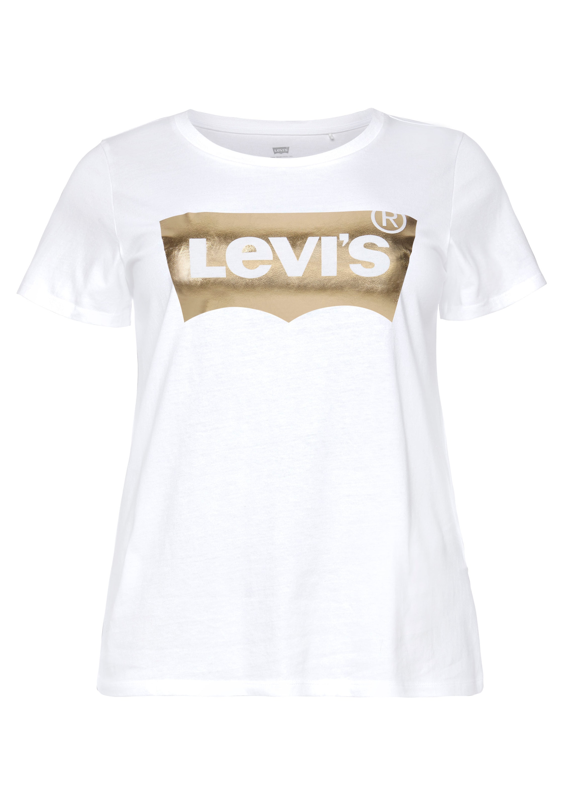 Levi's® Plus T-Shirt in Weiß: Vorderseite