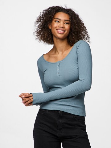 PIECES Shirt 'KITTE' in Blue: front
