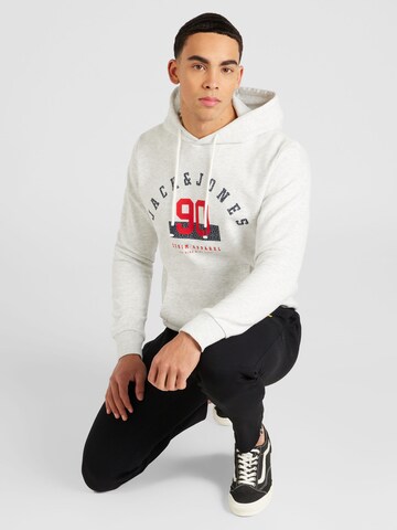 JACK & JONES Sweatshirt 'CARLO' in Wit