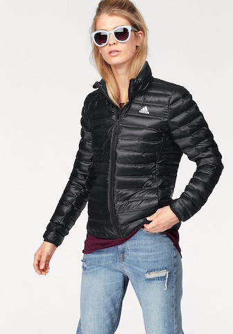 ADIDAS SPORTSWEAR Athletic Jacket in Black: front