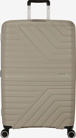 Trolley 'FLYTWIST SPINNER 78/29 TSA EXP' di American Tourister in beige: frontale