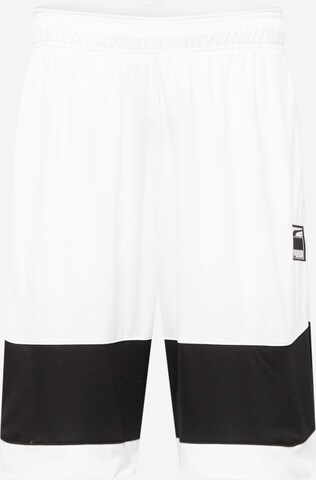 PUMA Sportbroek in Wit: voorkant