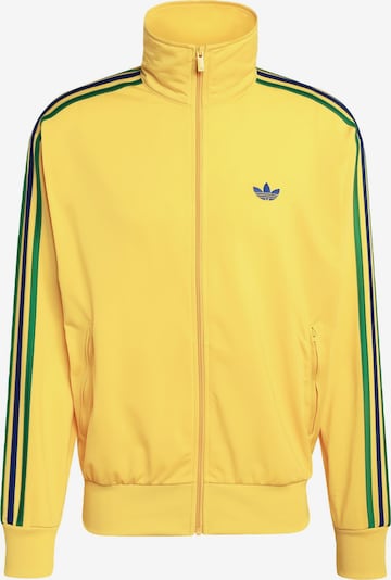 ADIDAS ORIGINALS Casaco em moletão 'Firebird' em XS em amarelo / verde escuro, Vista do artigo
