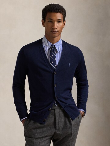 Vestes en maille Polo Ralph Lauren en bleu : devant