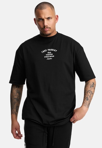 T-Shirt ' Shaquel ' trueprodigy en noir : devant