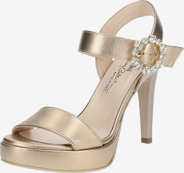 Nero Giardini Sandals in Gold: front