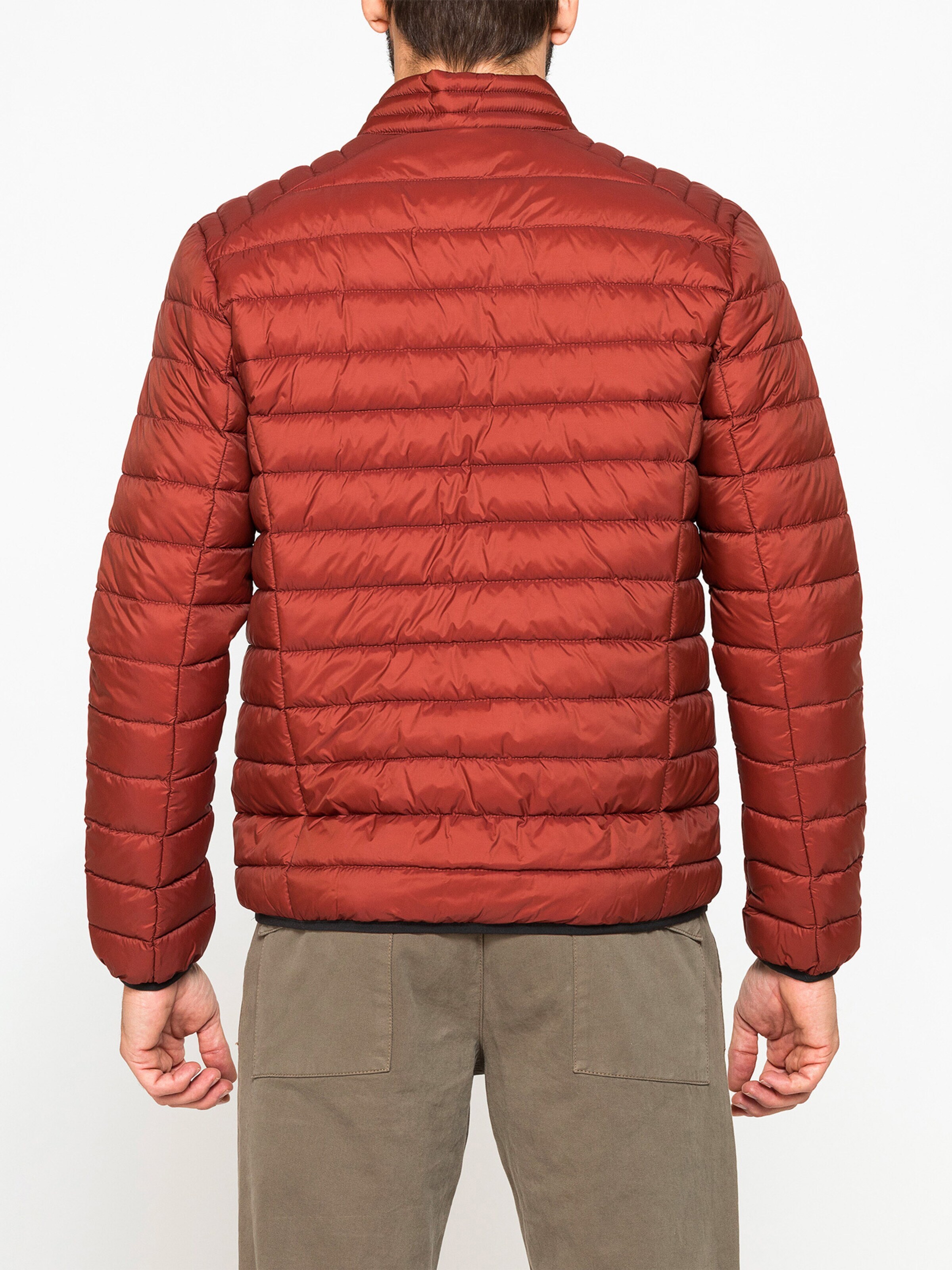 Carrera Jeans Outdoor jacket 'Upright-Collar' in Red