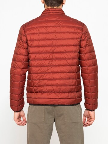 Carrera Jeans Outdoor jacket 'Upright-Collar' in Red