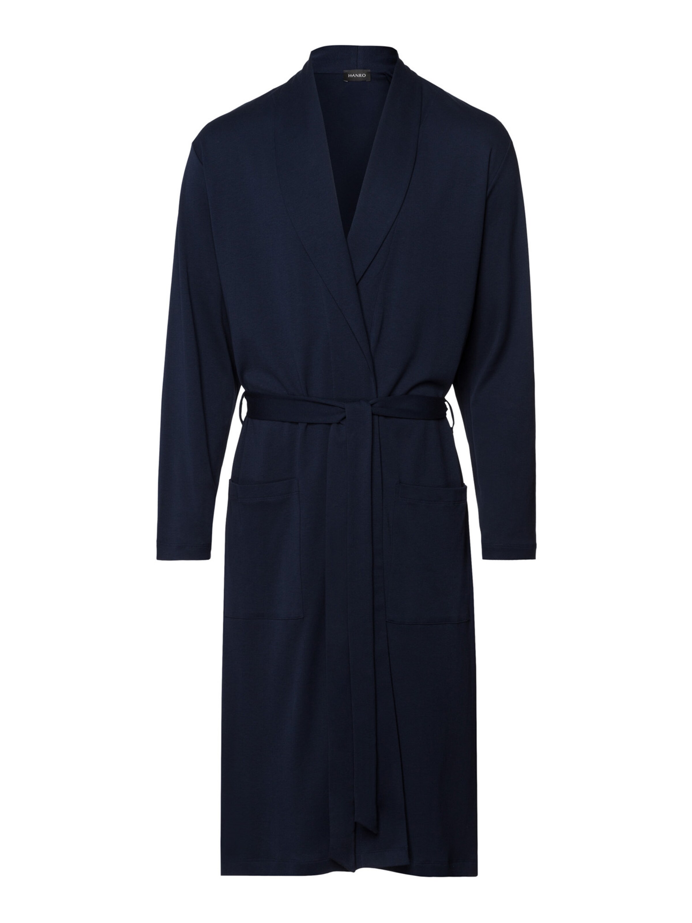 Peignoir court ' Night & Day ' Hanro en bleu : devant