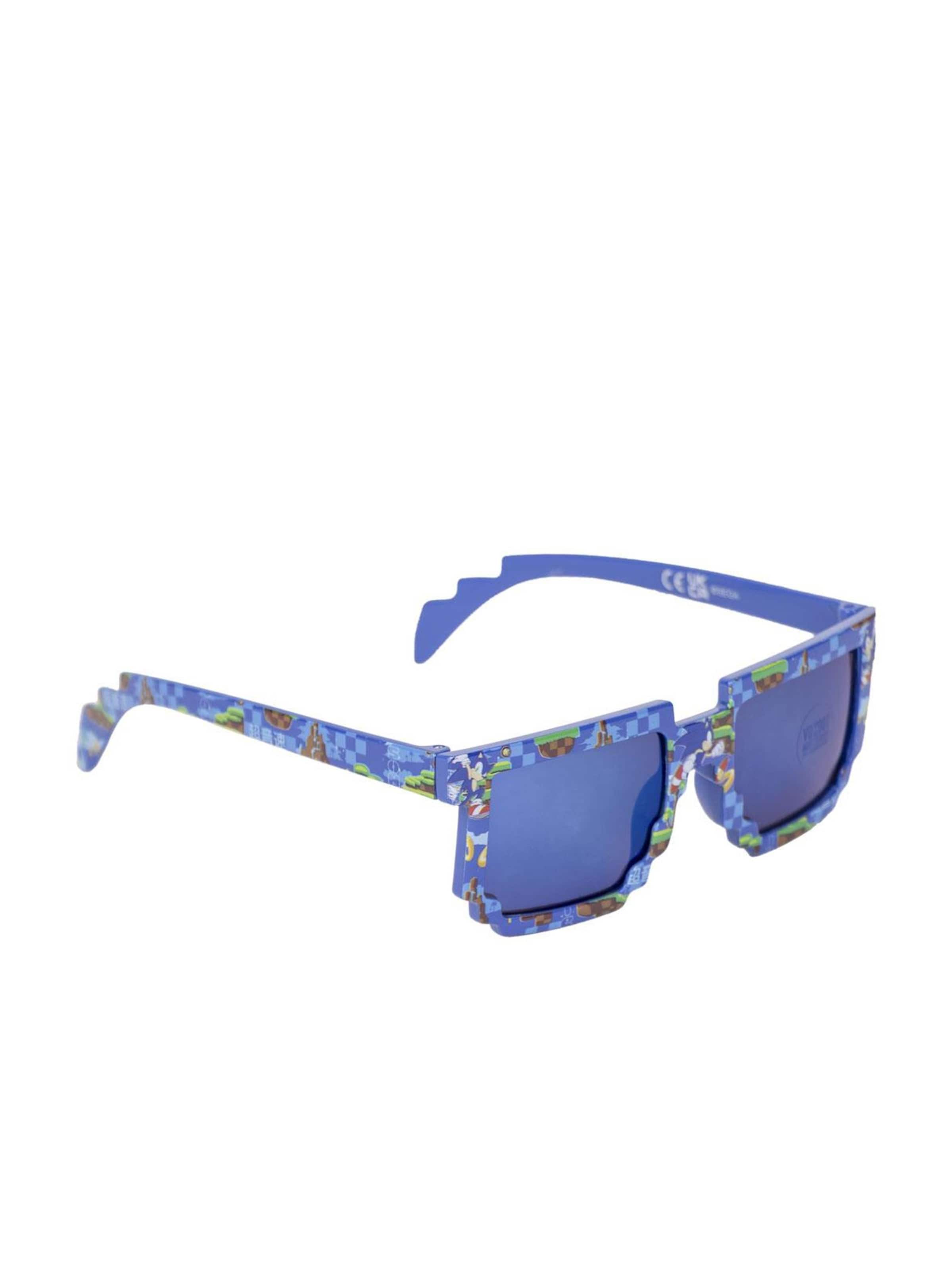 Lunettes de soleil 'Sonnenbrille Premium Sonic' DISNEY en bleu : devant