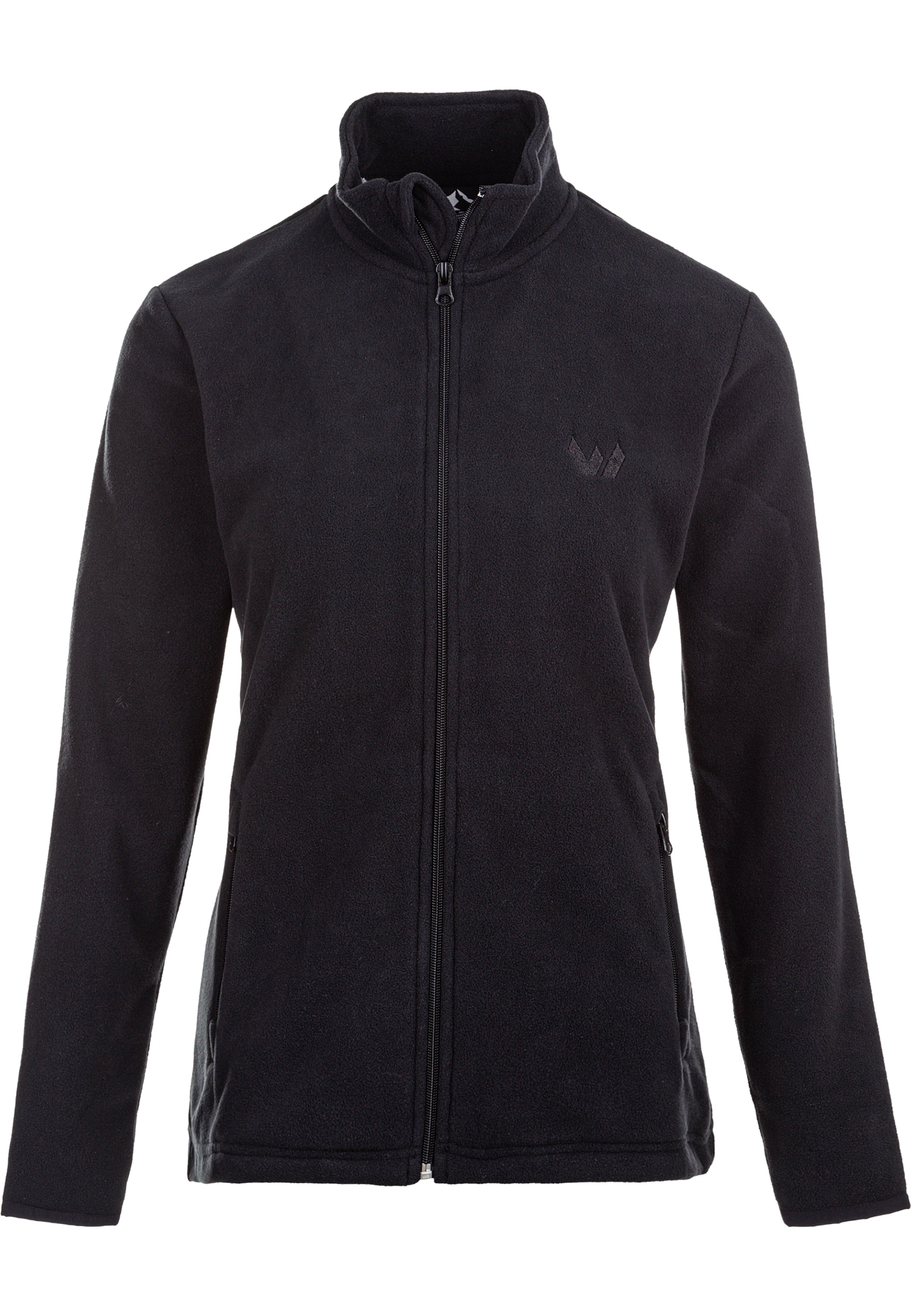 Whistler Funktionsfleecejacke 'Cocoon' in Schwarz: Vorderseite
