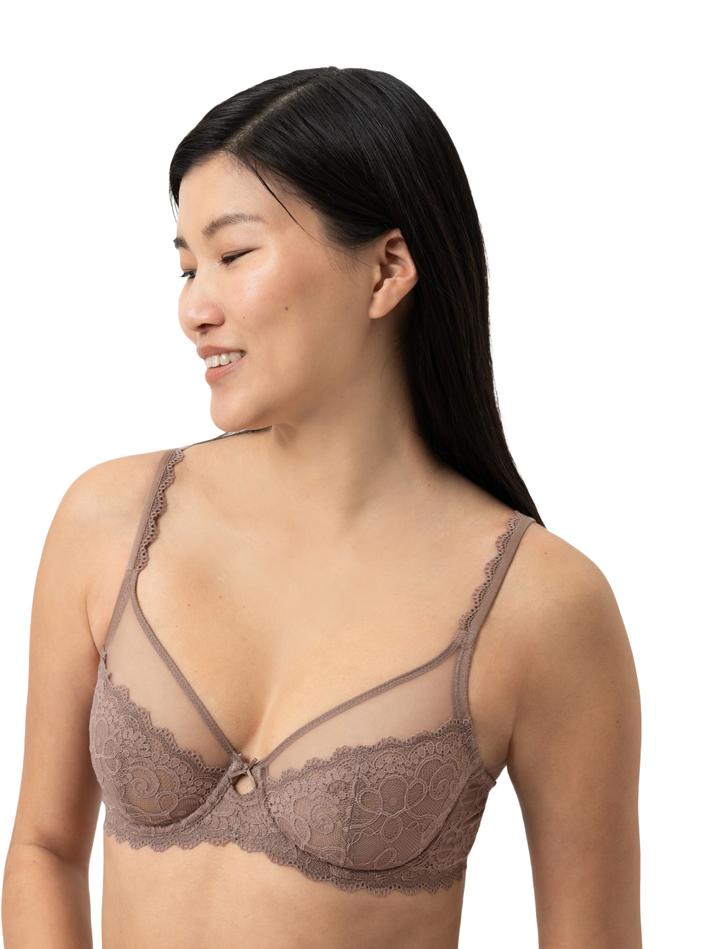 Mey T-shirt Bra in Brown