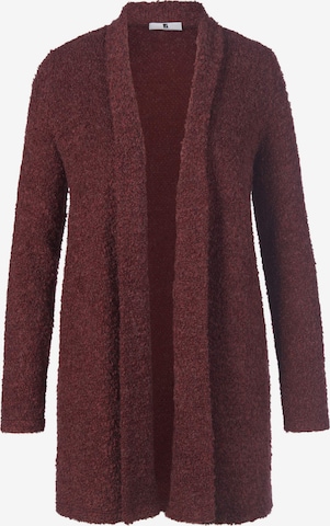 Anna Aura Knit Cardigan in Red: front